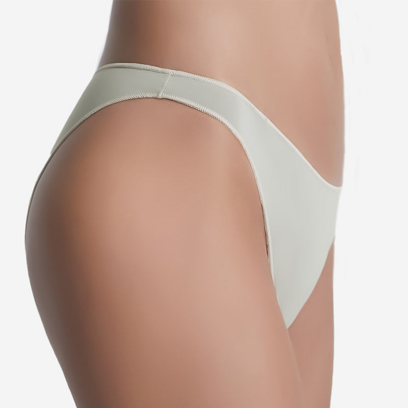 Freedombeauty | New Solid Color All Cotton Briefs 206 Breathable Women's Low Waist Sexy High Cut High Elastic Underwear