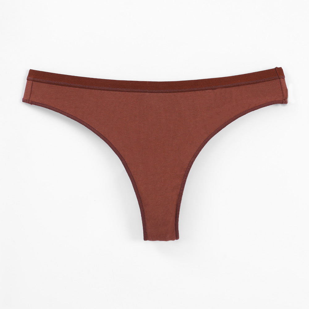 Freedombeauty | Women's T-Back Sexy Briefs Thongs Combed Cotton Support Small Orders