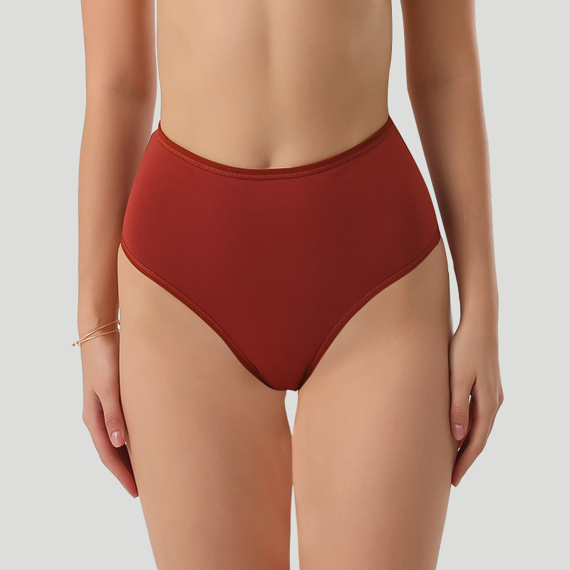 Freedombeauty | Underwear Women's Dys130 High Waist European and American Ladies Briefs 40S Combed Cotton Comfortable Breathable plus Size Underwear