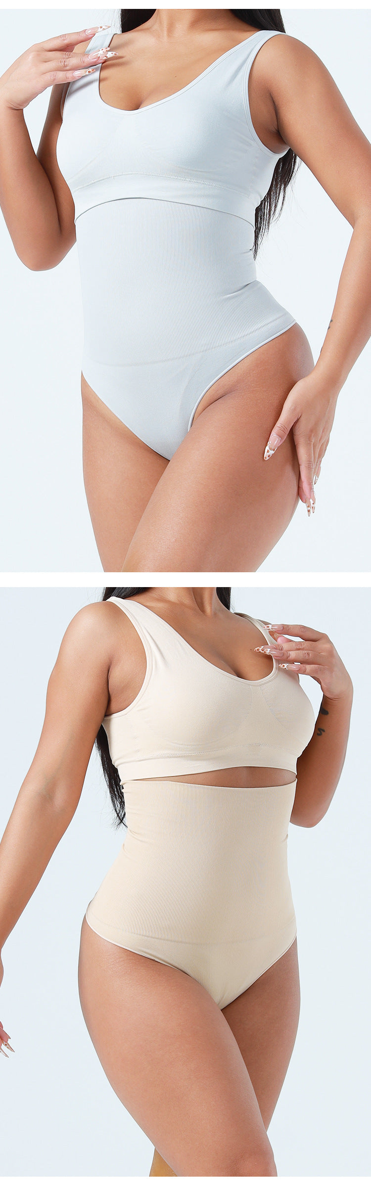 Freedombeauty | Ultra High Waist T-Back Seamless Body Shaping Abdominal Pants Sexy European and American One Piece New Panties Women