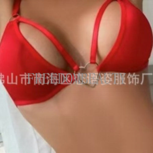 Freedombeauty | Sexy Lingerie Sexy Charm Temptation Women's Hollow out See-through Underwear Sexy Suit