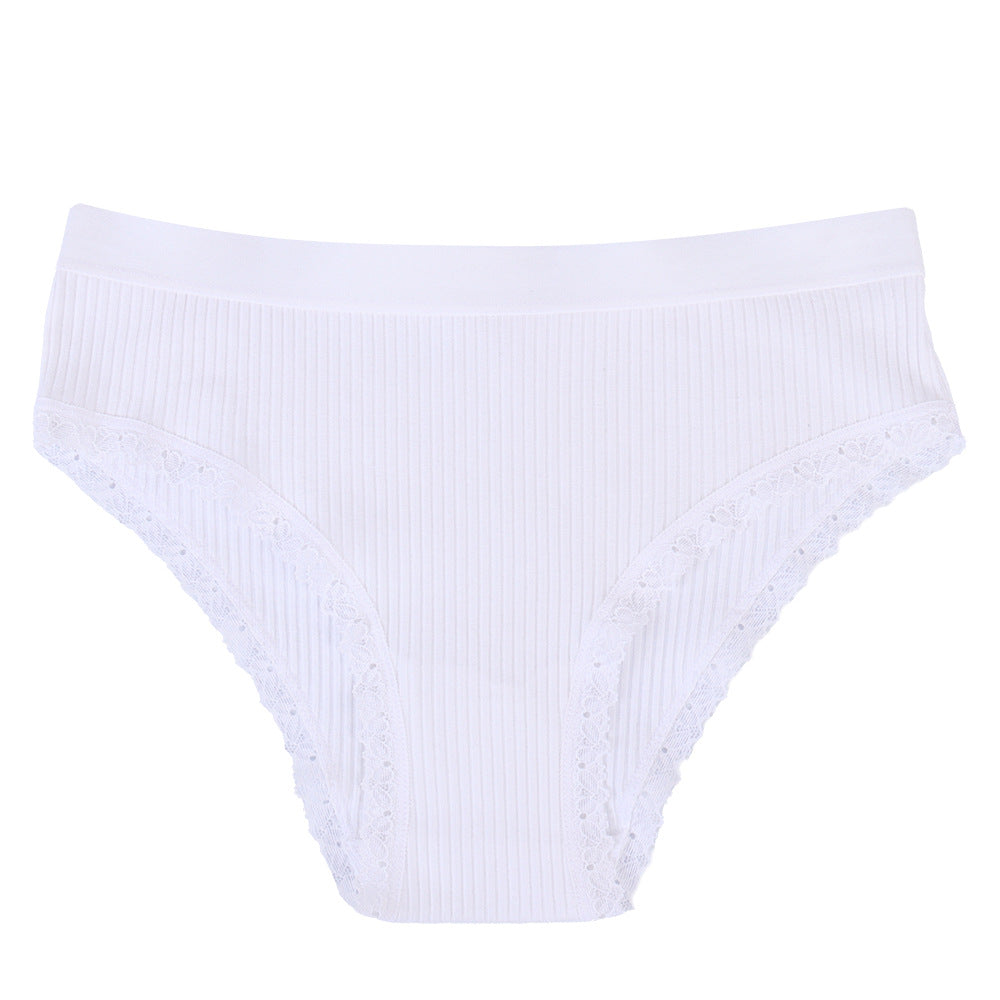 Freedombeauty | Women's Underwear Cotton Lace Underwear Breathable Briefs Support Small Orders