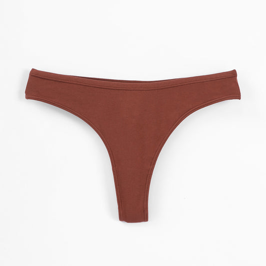 Freedombeauty | plus Size Underwear Pure Cotton Women's 150.00kg Wearable European and American Low Waist High Slit Briefs Sexy and Invisible Generation Hair