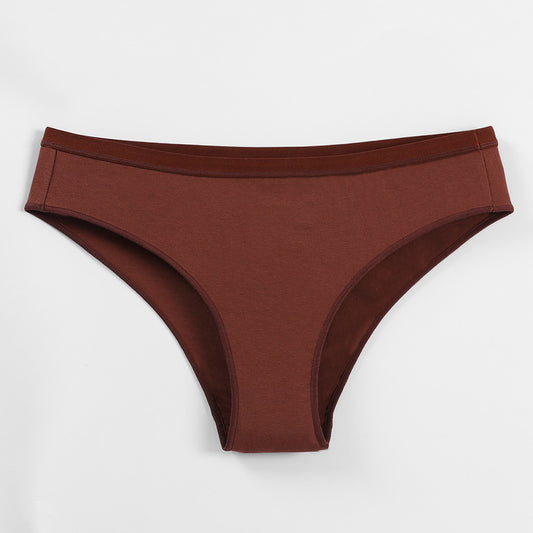 Freedombeauty | plus Size Underwear Women's 40 Combed Cotton Comfortable Solid Color Low Waist Women's Briefs Support Hot Sale