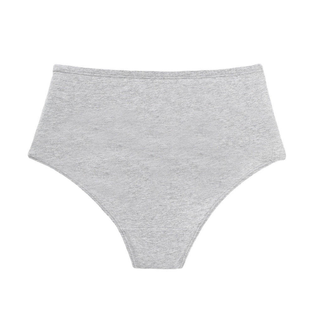 Freedombeauty | Cotton Underwear for Women High Waist Breathable Anti-Pinching Crotch Belly Contracting Hip Lifting European Size Briefs for Women in Stock
