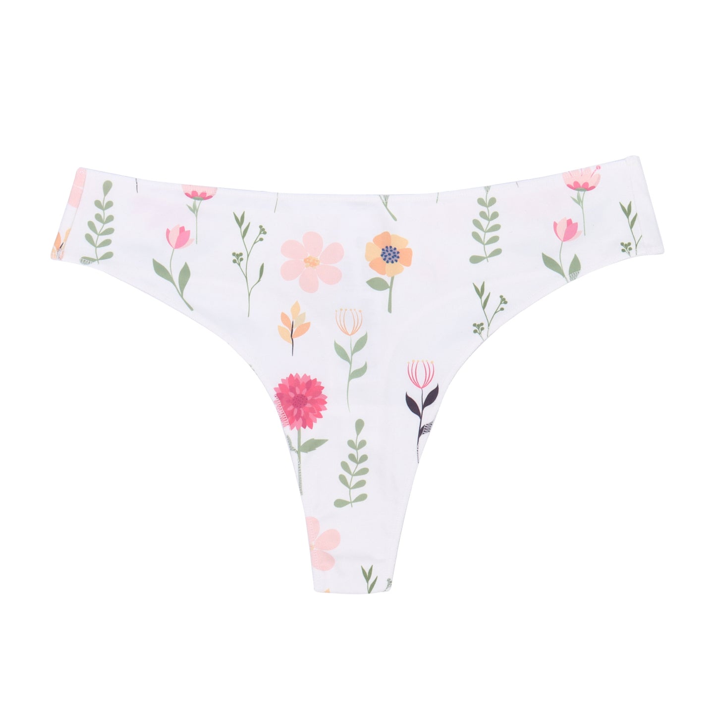 Freedombeauty | European and American Color T-Shaped Panties Seamless Invisible and Breathable Briefs Women's Low-Rise Underwear T-Back