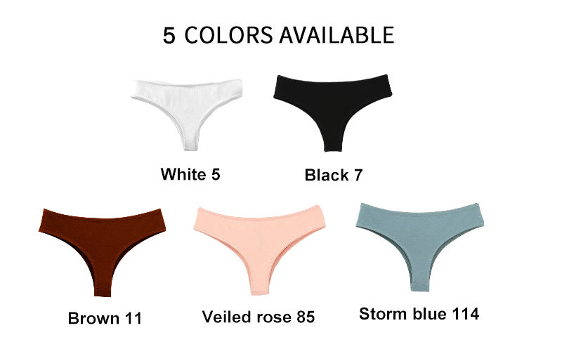 Freedombeauty | Women's T-Back Cotton Brazilian/Tanga Low Waist Sexy Briefs European Size Underwear