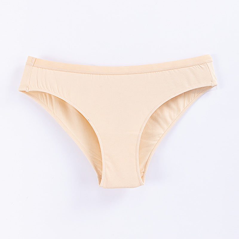 Freedombeauty | plus Size Underwear Women's 40 Combed Cotton Comfortable Solid Color Low Waist Women's Briefs Support Hot Sale