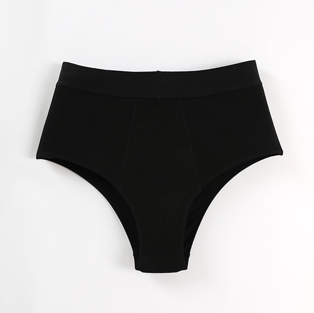 Freedombeauty | High Waist Large Size Ladies' Underwear Invisible and Breathable Combed Cotton Close-Fitting Briefs Popular Delivery Supported