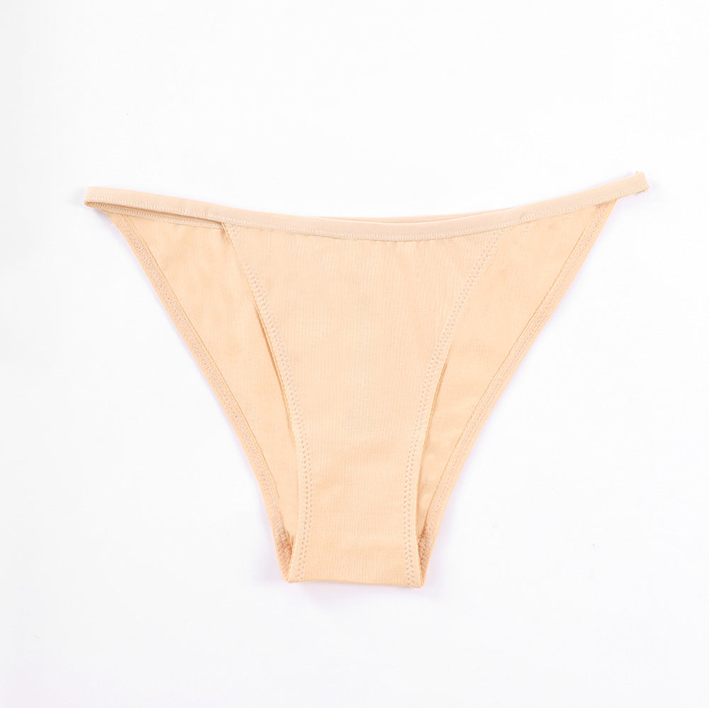 Freedombeauty | Customized Women's Underwear Bikini Combed Cotton Low Waist T-Back Sexy Source Shorts