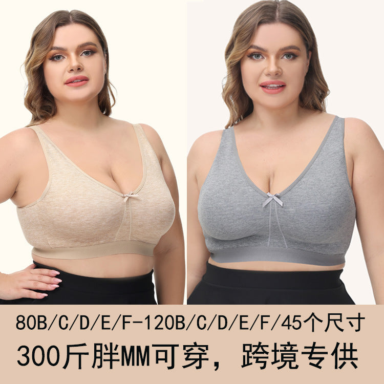 Freedombeauty | Direct Supply Stable European and American Supply Underwear Plump Girls Traceless plus Size Bra 80b-120e