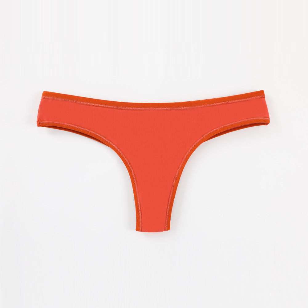 Freedombeauty | Large Size Ladies' Underwear Pure Cotton Sexy T-Back Temptation Invisible Briefs in Stock Hot Sale