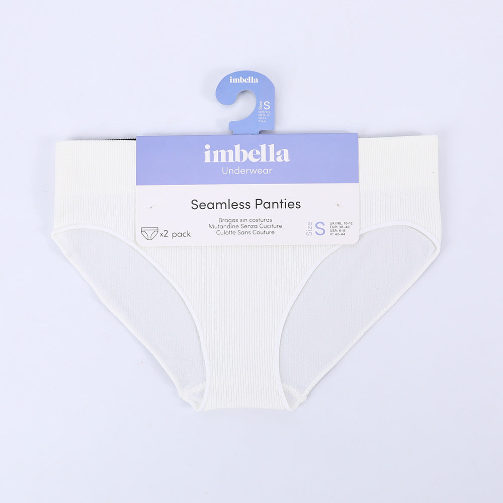 Freedombeauty | Underwear Women's Pure Desire Style European and American Low Waist Lady Sexy Invisible Seamless Sports Fitness Classic Briefs