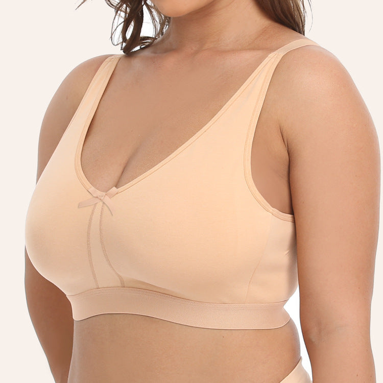 Freedombeauty | New Boutique plus Size Bra B- G Cup Cup-Dividing plus Size Fully Covered Anti-Sagging European and American Underwear