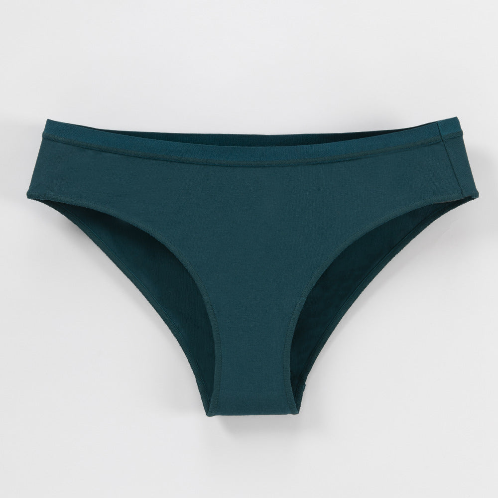 Freedombeauty | plus Size Underwear Women's 40 Combed Cotton Comfortable Solid Color Low Waist Women's Briefs Support Hot Sale
