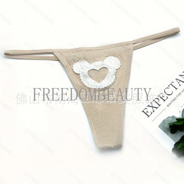 Freedombeauty | Stretch Women's Seamless Solid Color Breathable Cute Fashion Hot Sale T-Back 5 Pieces