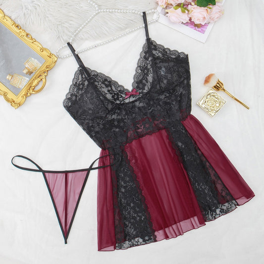 Freedombeauty | European and American plus Size High-End Quality Sexy Sexy Skirts Hot Slip Dress Set plus Size