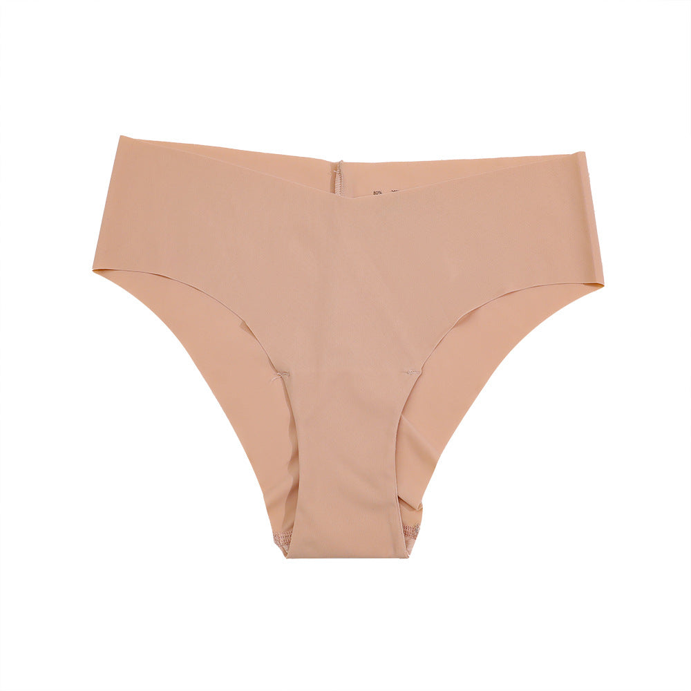 Freedombeauty | Breathable Traceless Invisible Women's Yoga Fitness T-Back Briefs European and American Sexy Ice Silk French Underwear Women
