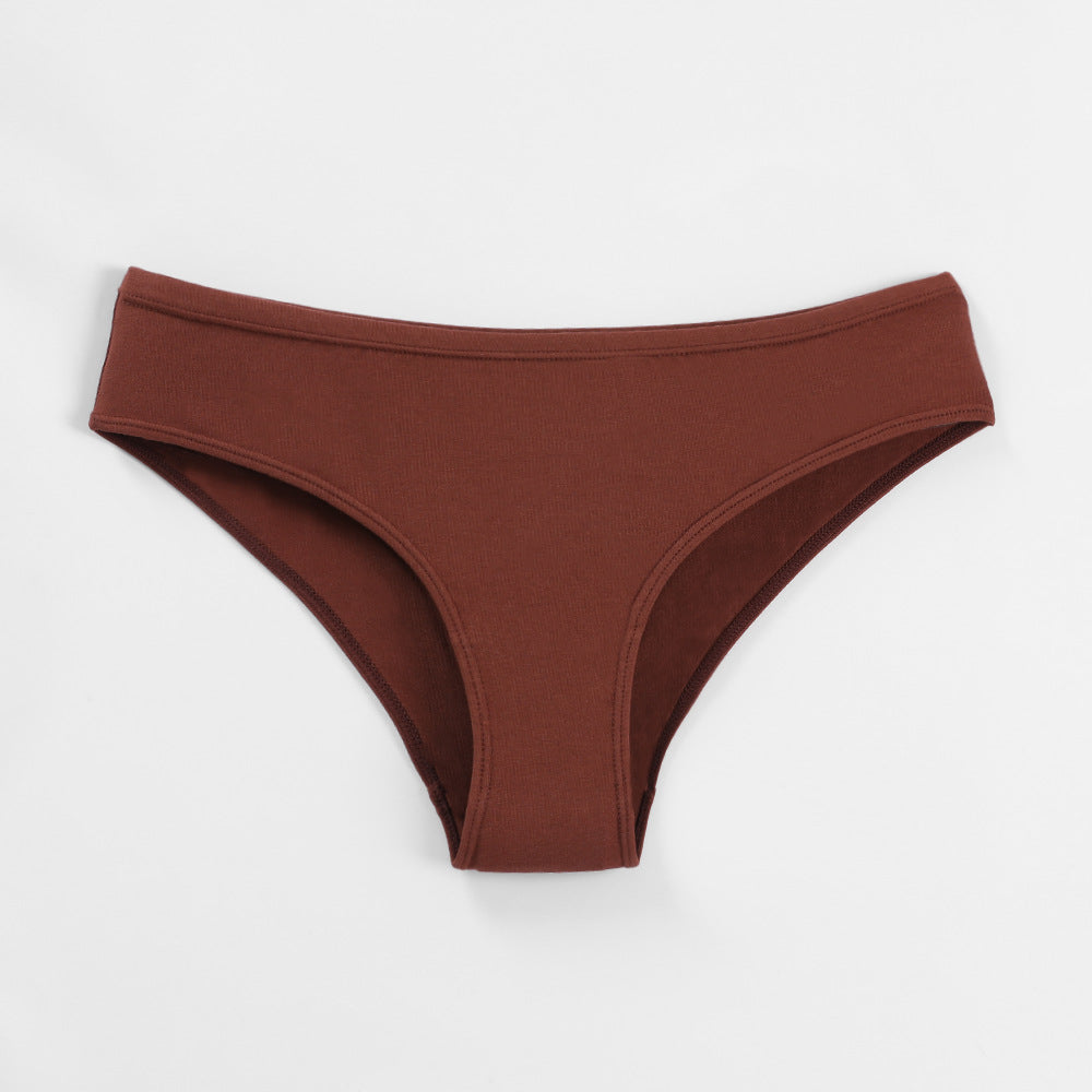 Freedombeauty | Women's plus Size Underwear Pure Cotton Low Waist European and American 40 Combed Cotton Comfortable Breathable Briefs Hot Sale Delivery