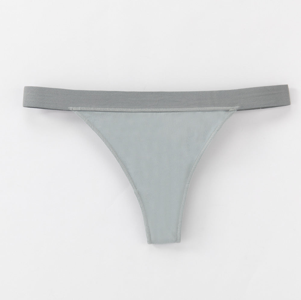 Freedombeauty | Women's T-Back Cotton Thong Low Waist Sexy Underwear Popular Pure Cotton Briefs Comfortable in Stock