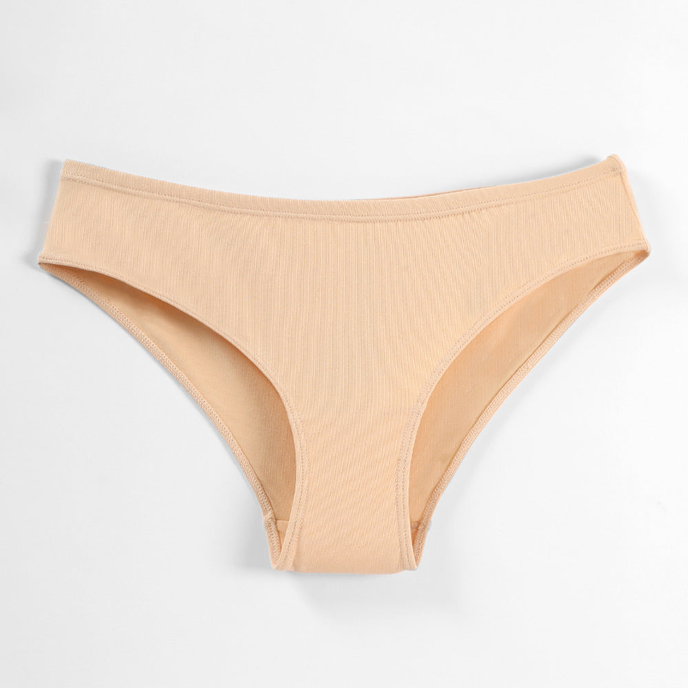 Freedombeauty | Women's plus Size Underwear Pure Cotton Low Waist European and American 40 Combed Cotton Comfortable Breathable Briefs Hot Sale Delivery