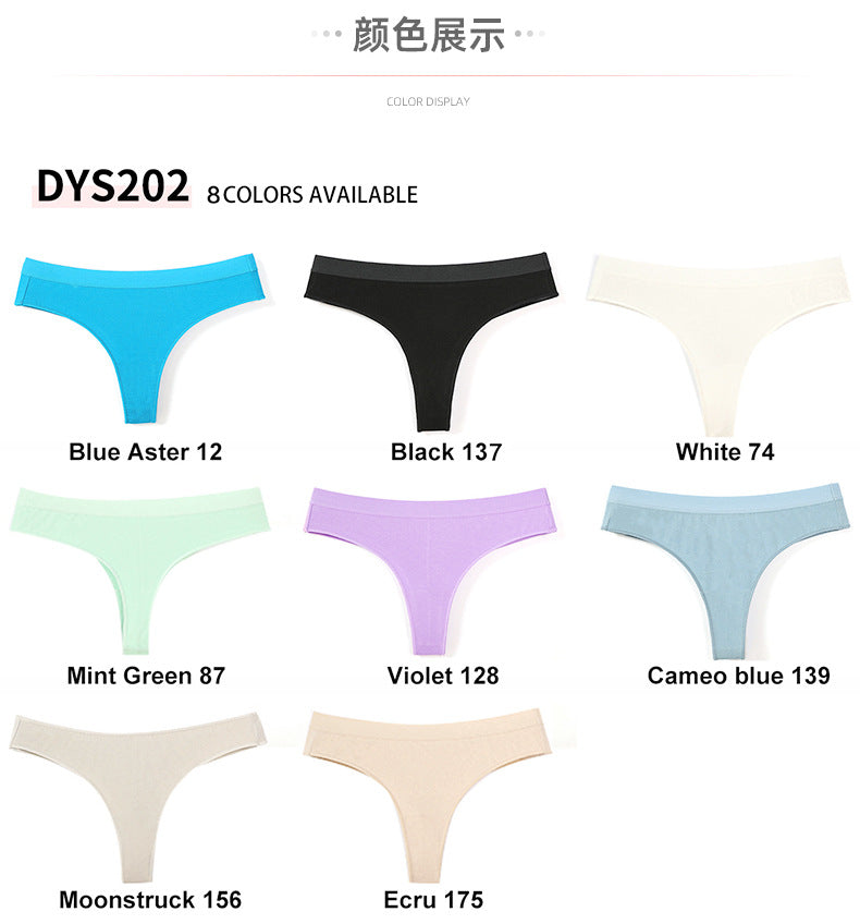 Freedombeauty | plus Size Underwear Pure Cotton Ladies Low Waist Invisible G-string Breathable High Elastic Sports Briefs in Stock Support
