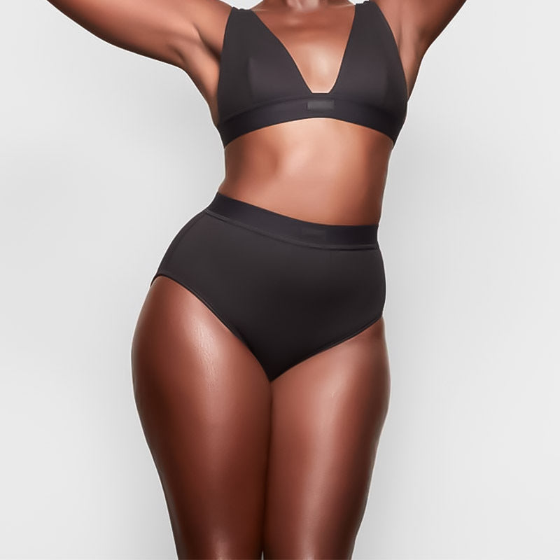 Freedombeauty | High Waist Large Size Ladies' Underwear Invisible and Breathable Combed Cotton Close-Fitting Briefs Popular Delivery Supported