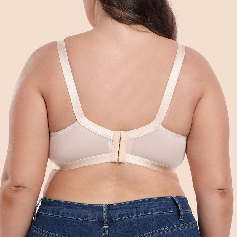 Freedombeauty | Satin Ultra-Thin plus Size Bra Wireless European and American Underwear Bra Female 80bcdefg-120bcdeeefg