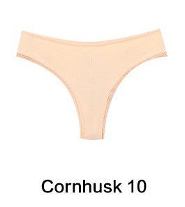 Freedombeauty | Pure Cotton T-Back Women's Sexy Lace Low Waist Briefs European Size Women's Underwear Hot Sale