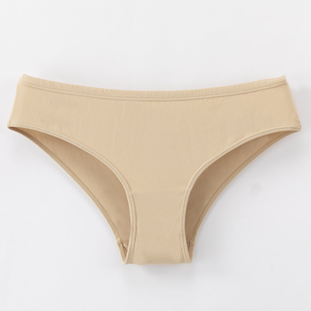 Freedombeauty | Women's plus Size Underwear Pure Cotton Low Waist European and American 40 Combed Cotton Comfortable Breathable Briefs Hot Sale Delivery