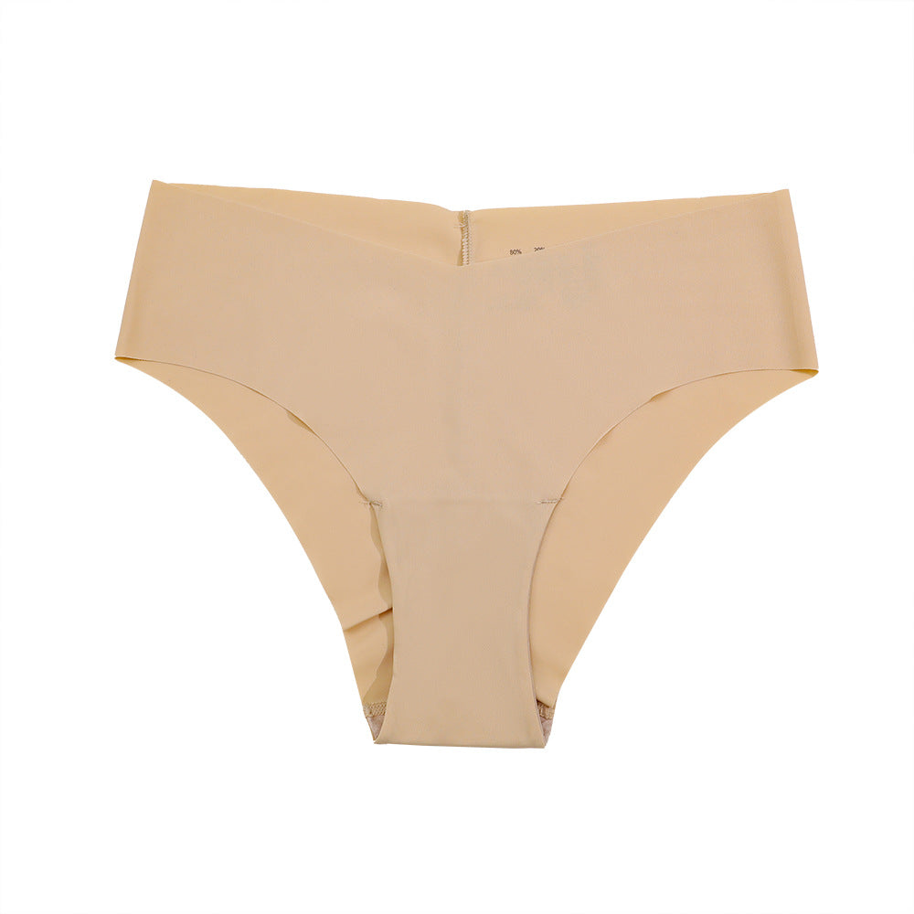Freedombeauty | Breathable Traceless Invisible Women's Yoga Fitness T-Back Briefs European and American Sexy Ice Silk French Underwear Women