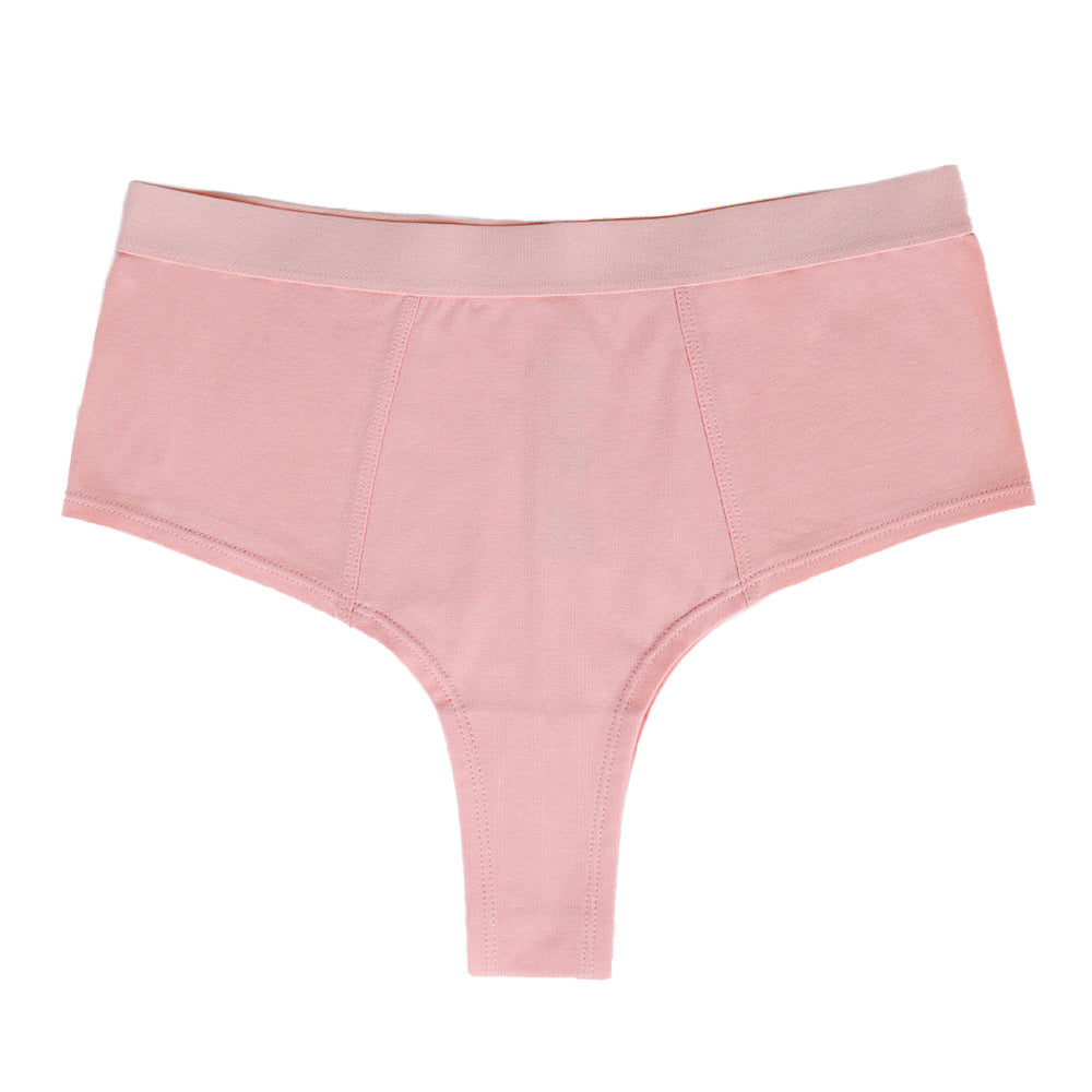 Freedombeauty | Sexy Panties Cotton Women's Briefs 40 Combed Cotton plus Size High Waist Girls' Shorts Comfortable