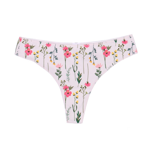 Freedombeauty | European and American Color T-Shaped Panties Seamless Invisible and Breathable Briefs Women's Low-Rise Underwear T-Back