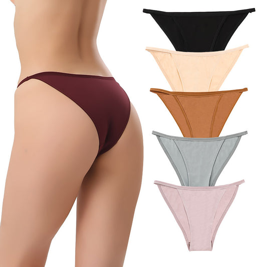 Freedombeauty | Customized Women's Underwear Bikini Combed Cotton Low Waist T-Back Sexy Source Shorts