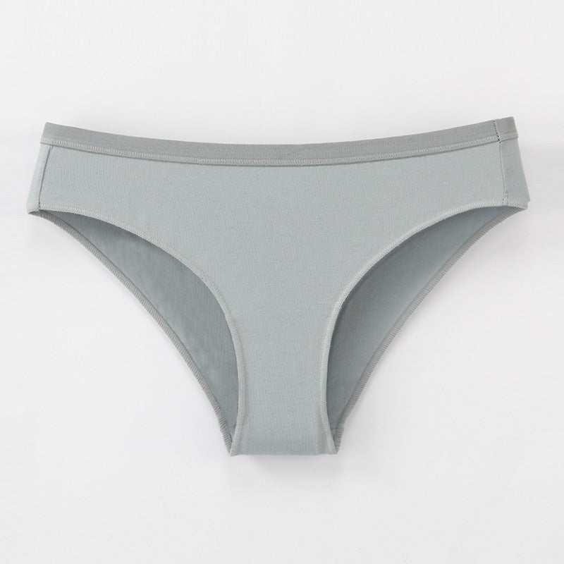 Freedombeauty | plus Size Underwear Women's 40 Combed Cotton Comfortable Solid Color Low Waist Women's Briefs Support Hot Sale