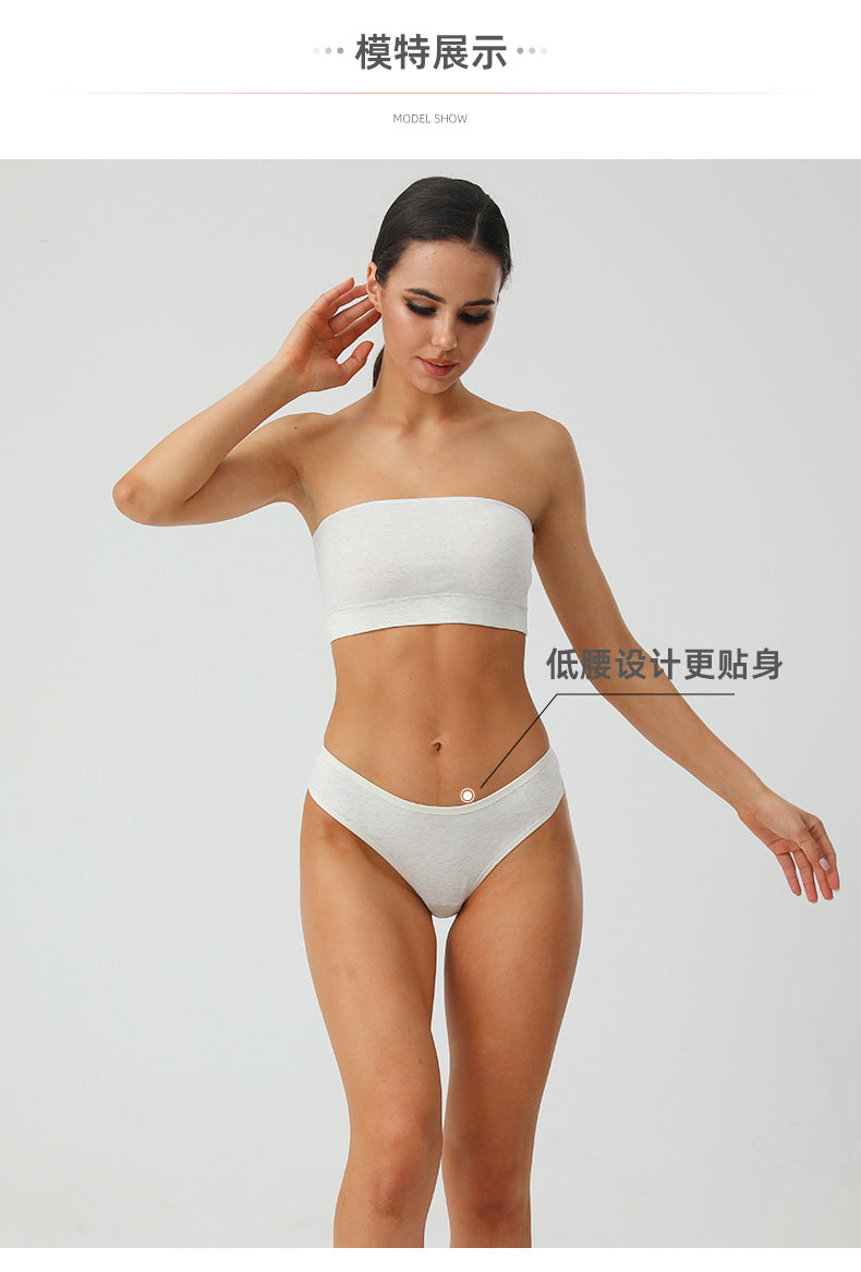 Freedombeauty | New Sexy T-Back Sexy Low Waist Breathable Women's Underwear Briefs Knitted