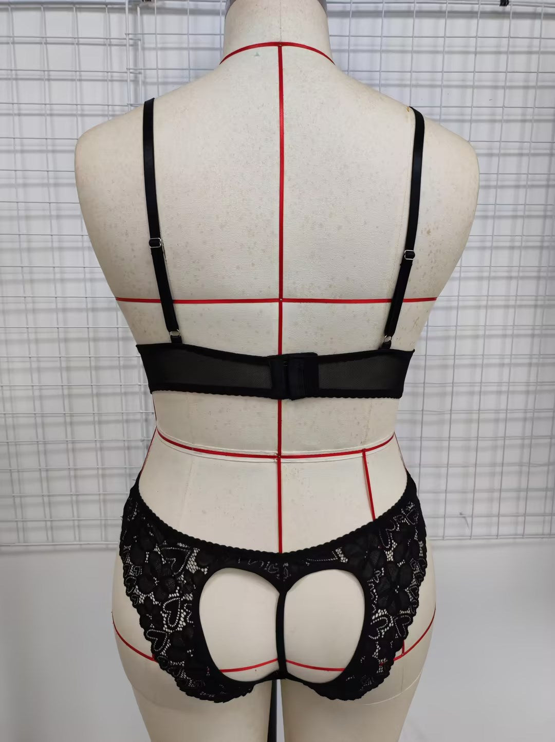 Freedombeauty | High-End Quality New Style Sexy Sexy Mesh 2-Piece Set plus Size