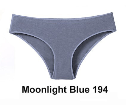 Freedombeauty | Low Waist Panties Cotton Women's Combed Cotton Pure Color Comfort Loose Invisible Body Briefs Support