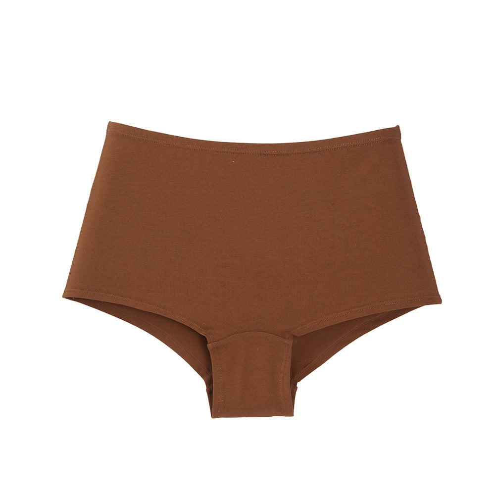 Freedombeauty | plus Size Underwear Women's Cotton High Waist Hip Lift Boxers Summer Safety Pants Belly Contracting Boxers Anti-Exposure