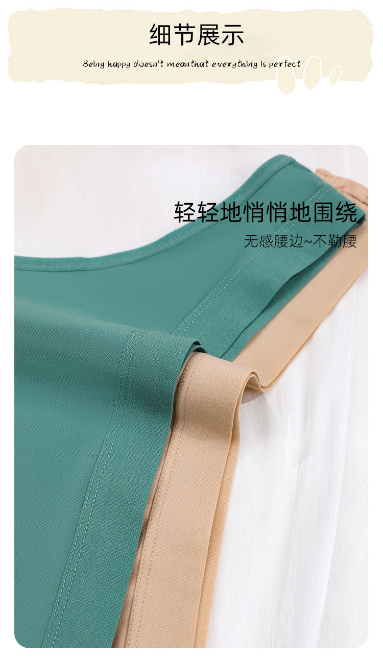 Freedombeauty | Solid Color plus Size Underwear Women's Cotton European and American T-Back Sexy Seamless Breathable Pure Desire Women's Briefs