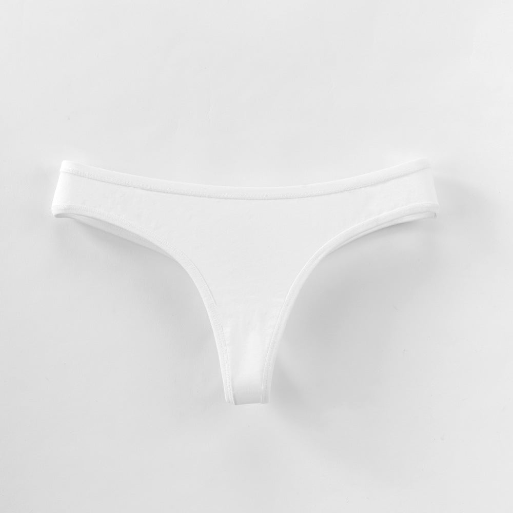 Freedombeauty | Large Size Ladies' Underwear Pure Cotton Sexy T-Back Temptation Invisible Briefs in Stock Hot Sale