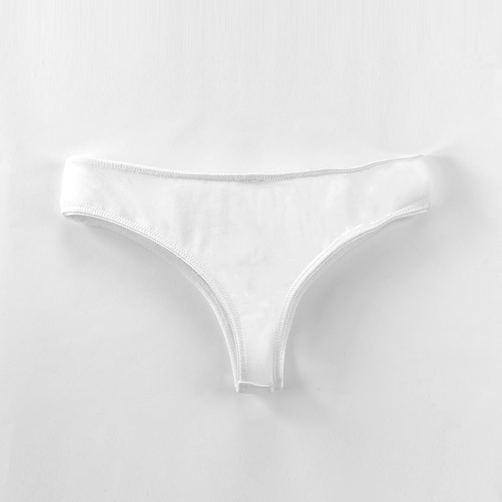 Freedombeauty | Women's T-Back Cotton Brazilian/Tanga Low Waist Sexy Briefs European Size Underwear