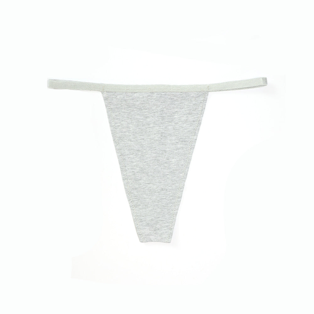 Freedombeauty | plus Size Underwear Women's Pure Cotton 150.00kg Thin Strap Invisible G-string Sexy Support