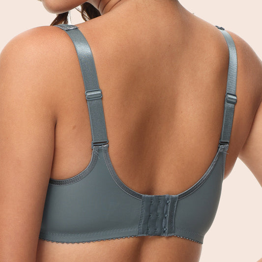 Freedombeauty | Widened Shoulder Strap Thin Cup Sponge Solid Color Summer T-shirt Bra All-Match Underwear Bra European and American 34-40bcd