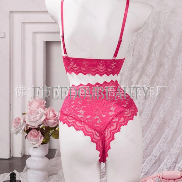 Freedombeauty | New Sexy Lingerie Suit See-through Lace Seduction Sexy Pure Desire Style