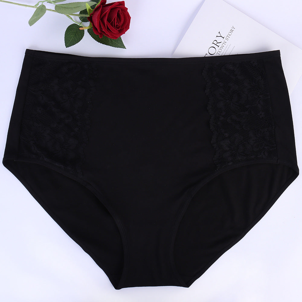 Freedombeauty | plus Size Women's High Waist Underwear Women's 130.00Kg Pure Cotton Briefs Cotton Crotch Ladies' Hip Lifting Belly Contracting Shorts