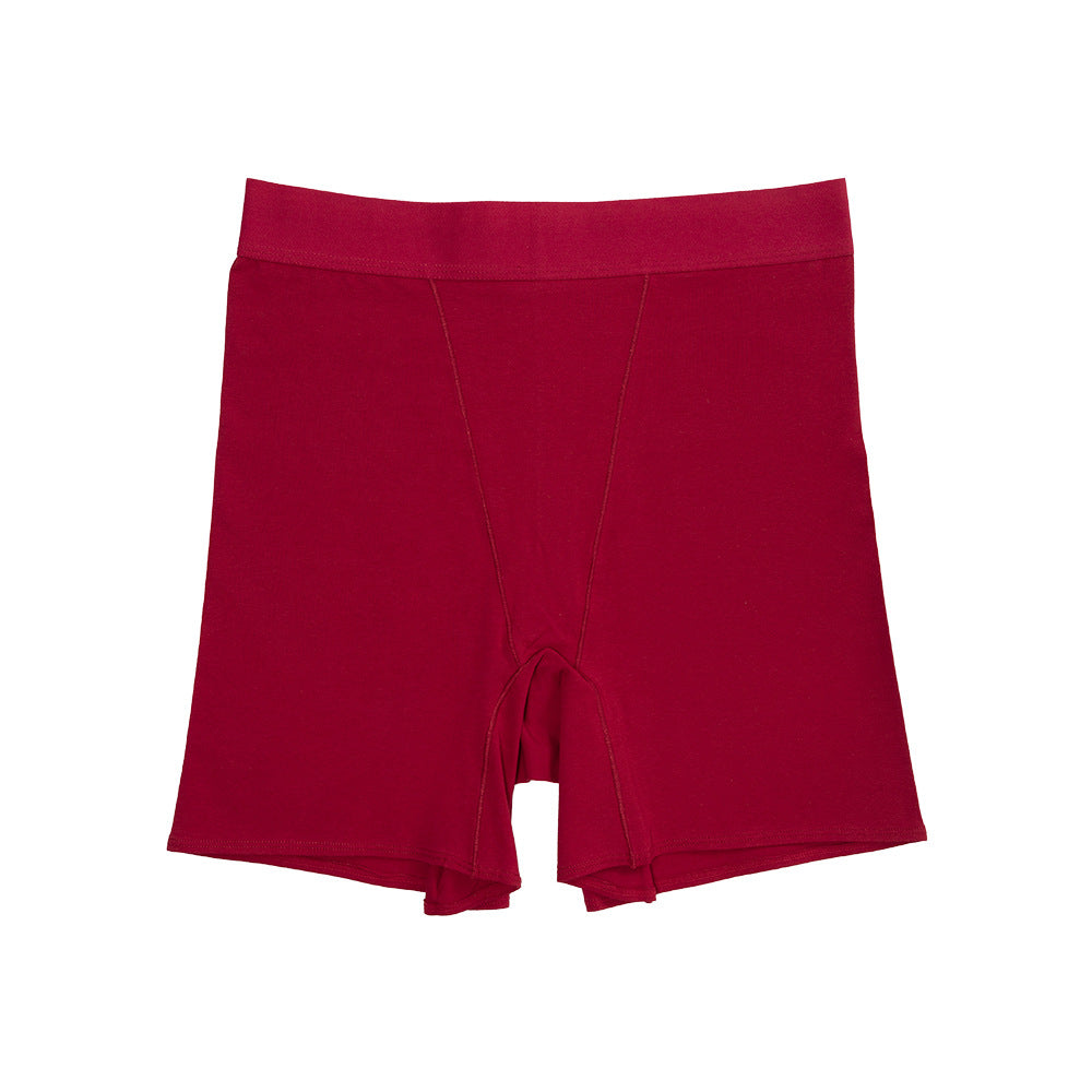Freedombeauty | Women's Cotton Underwear High Waist Boxers Hip Lifting Safety Pants Solid Color Girls' Shorts New in Stock Delivery