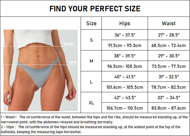 Freedombeauty | Women's T-Back Cotton Thong Low Waist Sexy Underwear Popular Pure Cotton Briefs Comfortable in Stock