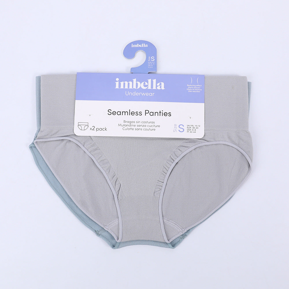 Freedombeauty | Seamless Nude Ammonia High Waist Belly Contracting Briefs High Elastic High Cut Sexy Autumn and Winter Half Sheath Underwear for Women