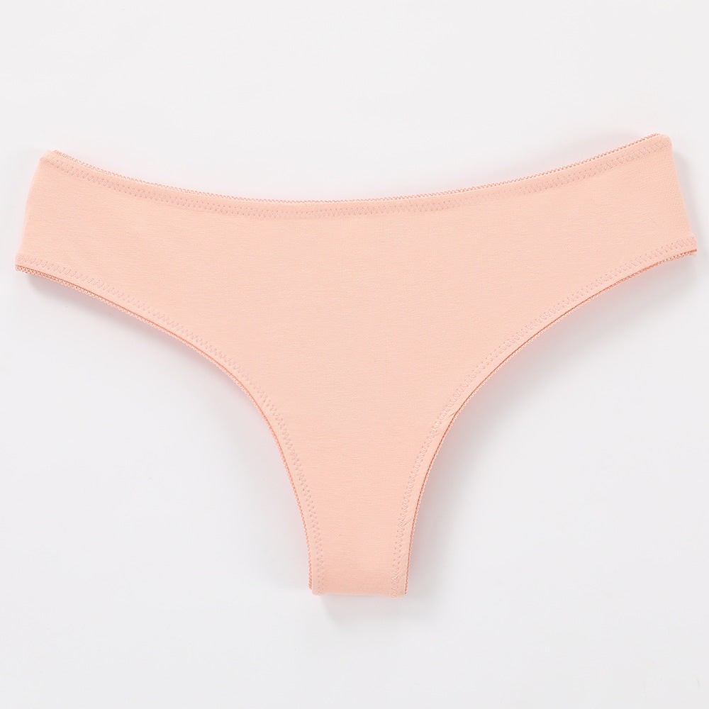 Freedombeauty | Women's T-Back Cotton Brazilian/Tanga Low Waist Sexy Briefs European Size Underwear